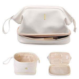 Teen Girl Gifts Trendy Stuff, Initial Makeup Bags, Personalized Double Layer🐱